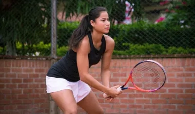 María Fernanda Herazo, tenista barranquillera. 