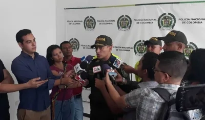 El General Mariano Botero, Comandante de la Policía Metropolitana
