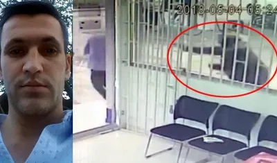 Momento en el que asesinan a Ramón Albeiro Ramírez.