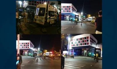 Secuencia del accidente.