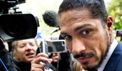 Paolo Guerrero, delantero de Perú. 