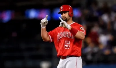 Albert Pujols, pelotero dominicano. 