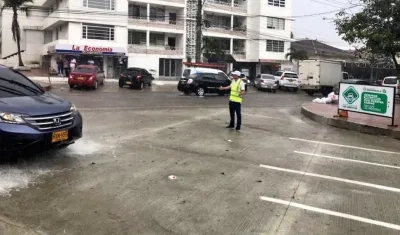 Tramo reabierto en el norte de Barranquilla.