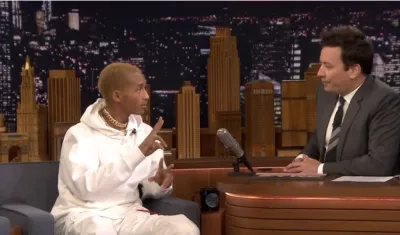 Jaden Smith y Jimmy Fallon.