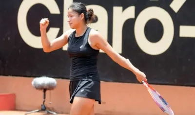 Mafe Herazo, tenista barranquillera. 