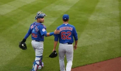 José Quintana, lanzador de los Cachorros de Chicago. 