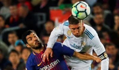 Luis Suárez y Sergio Ramos. 