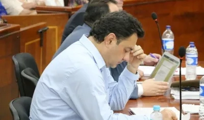 El alcalde de Armenia, Carlos Mario Álvarez.