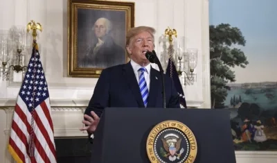 Donald Trump, presidente de Estados Unidos.