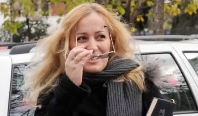 La periodista montenegrina Olivera Lakic.