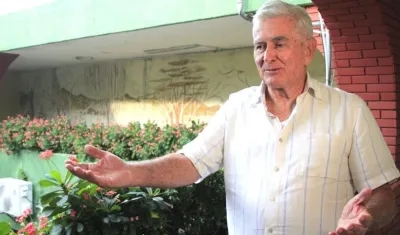 Roberto León Zúñiga, presidente de la Sociedad de Mejoras Públicas.