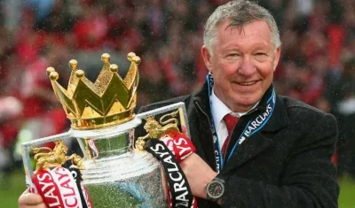Sir Alex Ferguson, entrenador escocés. 
