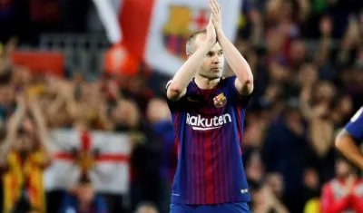 Andrés Iniesta, jugador español. 