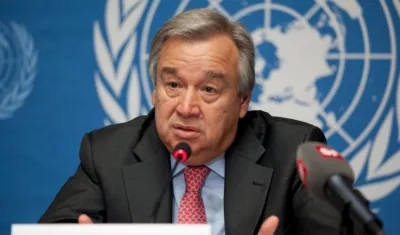 El secretario general de la ONU, António Guterres.