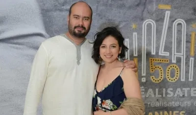 El cineasta Ciro Guerra y la productora Cristina Gallego.