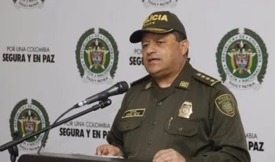 El Director General de la Policía, general Jorge Hernando Nieto.