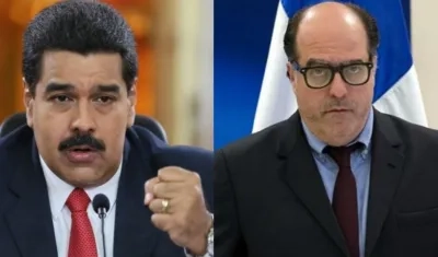 Nicolás Maduro y Julio Borges.