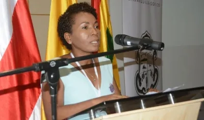 La viceministra de Cultura, Zulia Mena.