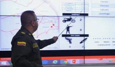Las autoridades en pleno análisis de la problemática del Día de las Madres.