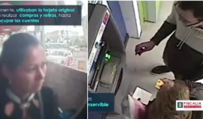 Captura de video de los implicados, en pruebas reveladas por la Fiscalía.