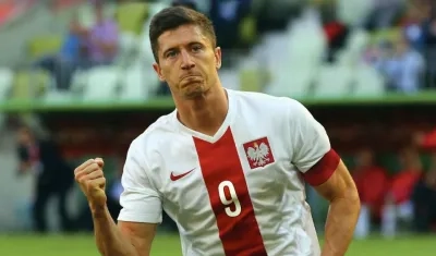 Robert Lewandowski, delantero y capitán de Polonia. 