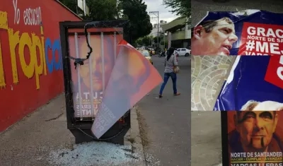 Policía aprehendió a quienes hacían los daños.