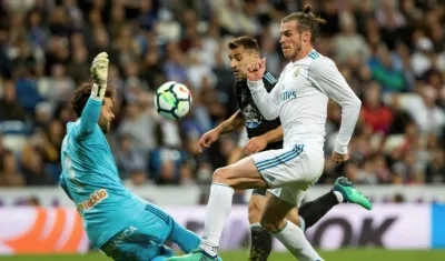 Gareth Bale marcó un doblete ante el Celta. 