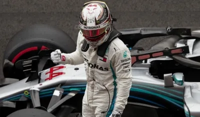 Lewis Hamilton, piloto británico. 