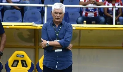 Julio Comesaña, DT del Junior.