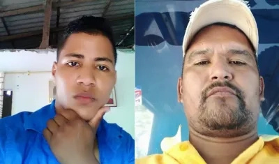 Danilson Alberto Marmol y Walter William Romero, los fallecidos.