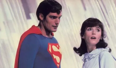 Christopher Reeve y Margot Kidder en 'Superman'.