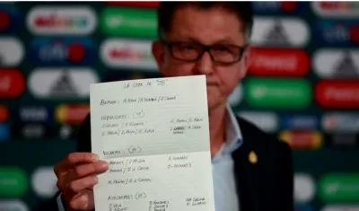 Juan Carlos Osorio, técnico de México.