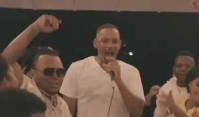 El actor Will Smith de visita en Cartagena.