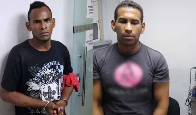 Los hermanos Muñoz García, tras ser capturados por el homicidio del expolicía.