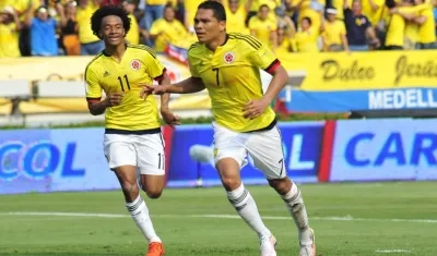 Carlos Bacca y Juan Guillermo Cuadrado serían dos de los fijos para el Mundial. 