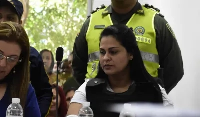 Dayana Jassir, investigada por el homicidio de su esposo Eduardo Pinto.