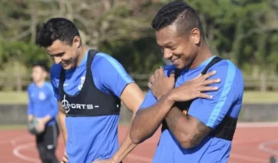 Freddy Guarín y Giovanni Moreno. 