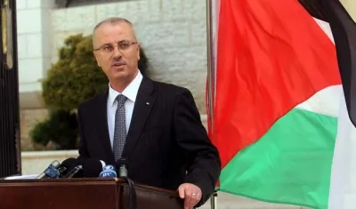 El primer ministro palestino, Rami Hamdallah.