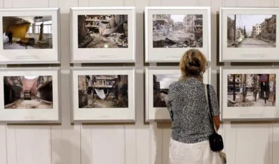 Muestra del festival francés de fotoperiodismo "Visa pour l'image".