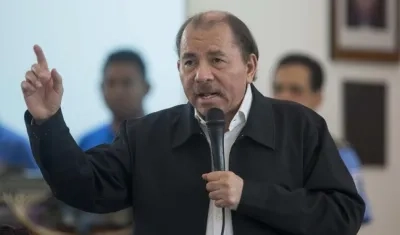 El presidente de Nicaragua, Daniel Ortega.