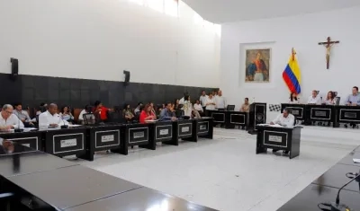 Instalación de las sesiones erxtras de la Asamblea del Atlántico.