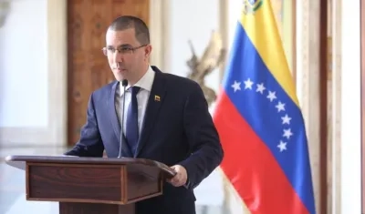 El ministro de Exteriores venezolano, Jorge Arreaza.