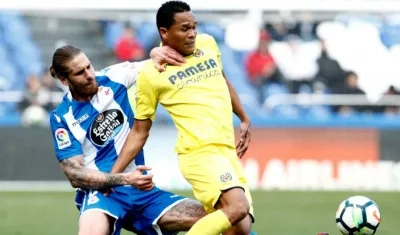 Carlos Bacca, delantero del Villarreal. 