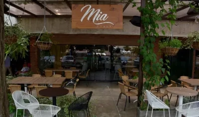 Fachada del restaurante Mia Italy.