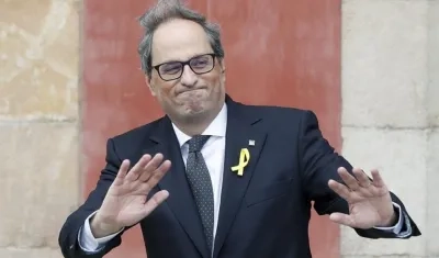 El presidente de Cataluña, Joaquim Torra.