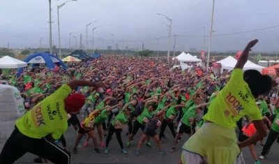 La carrera atlética Desafío Bodytech no pudo realizarse.
