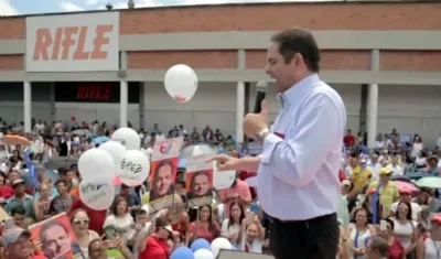 Germán Vargas Lleras, candidato presidencial del movimiento Mejor Vargas Lleras.