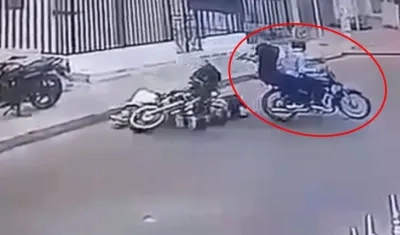 El triple crimen quedó grabado en cámaras de seguridad.