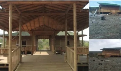 La cabaña hacía parte de las construcciones diseñadas para tener mejores condiciones de seguridad y comodidad