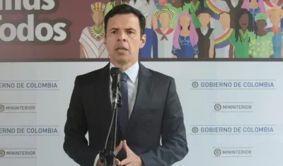 Guillermo Rivera, ministro del Interior.